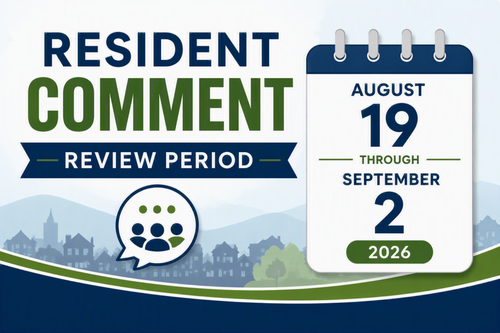 Resident Comment Review Period